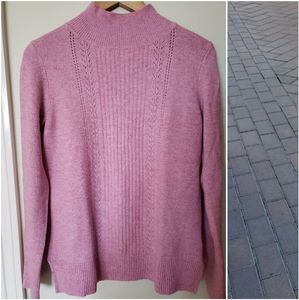 Old Navy Pink Mock Neck Sweater